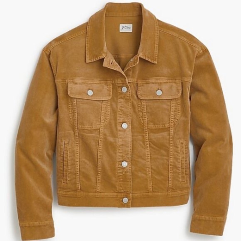 J. Crew Corduroy Jacket Golden Brandy